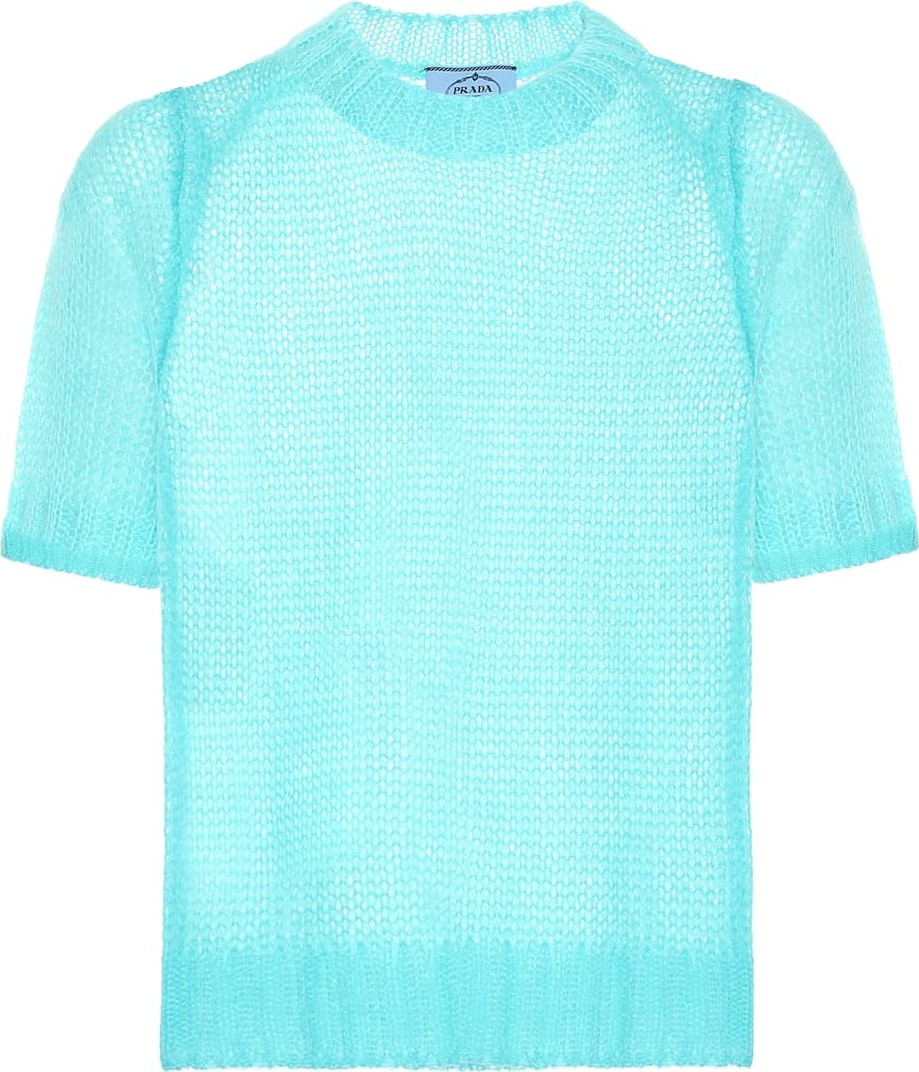 Prada Mohair-blend T-shirt