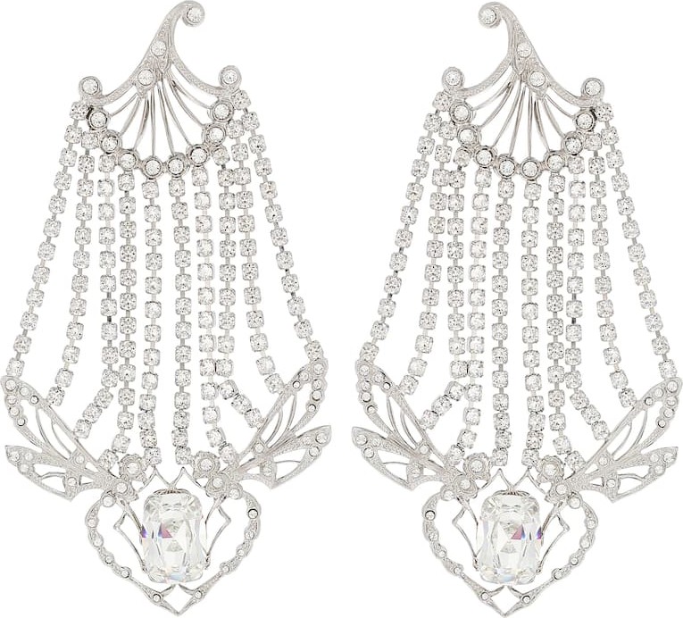 Paco Rabanne Crystal-embellished earrings