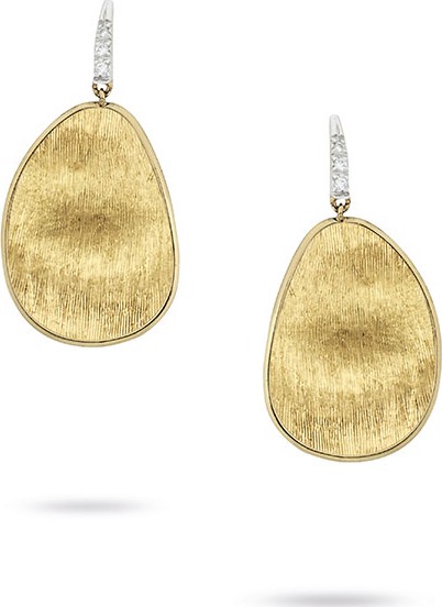 Marco Bicego Lunaria Drop Earrings with Diamonds