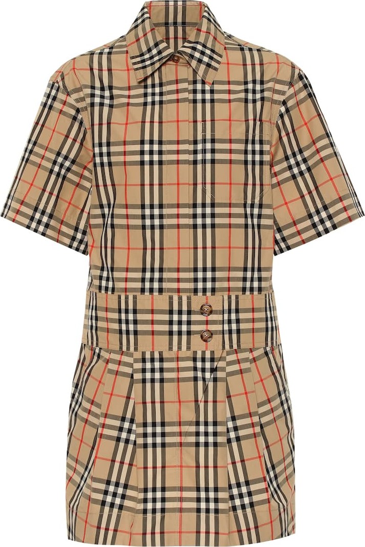 Burberry London England Jaynie Check cotton minidress