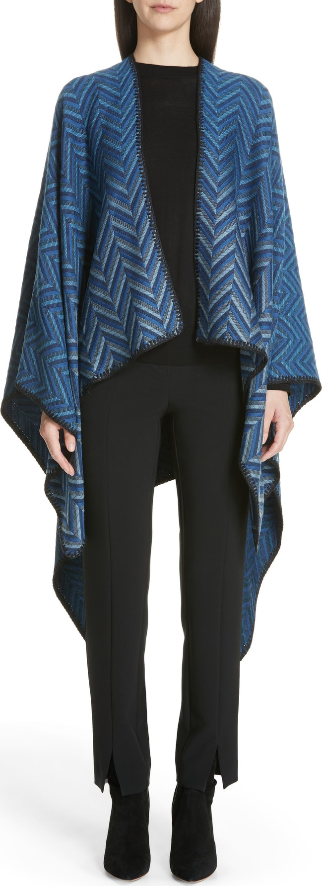 Missoni Zigzag Wool Cape