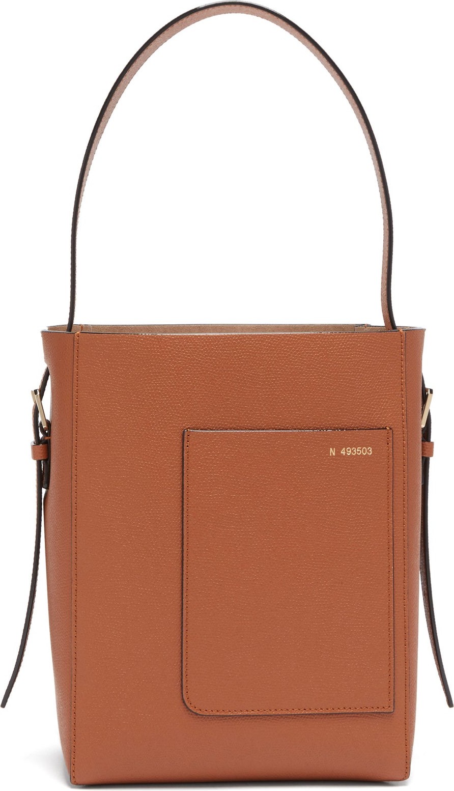 Valextra Bucket mini grained leather bag