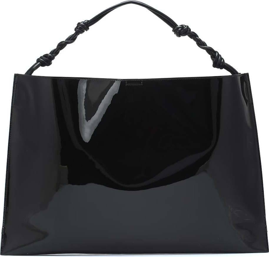 Jil Sander Patent leather shoulder bag