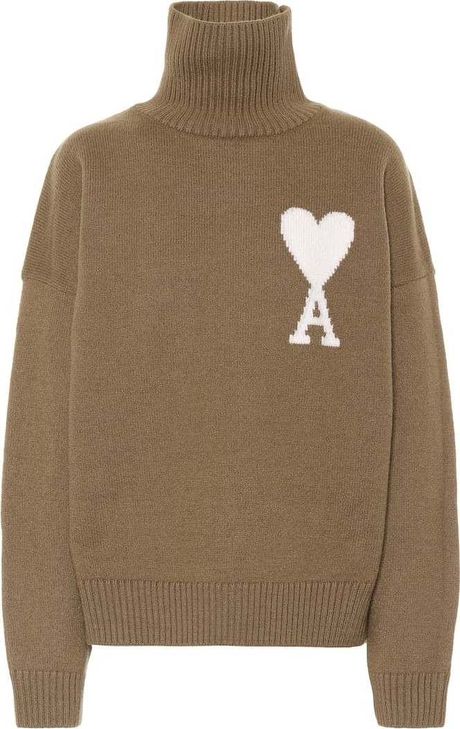 AMI Merino wool turtleneck sweater