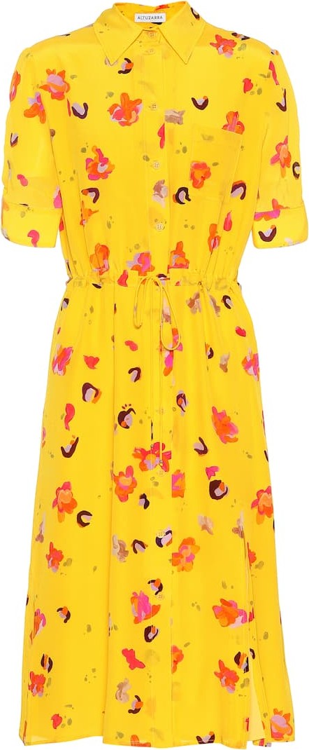 Altuzarra Vittoria floral silk dress