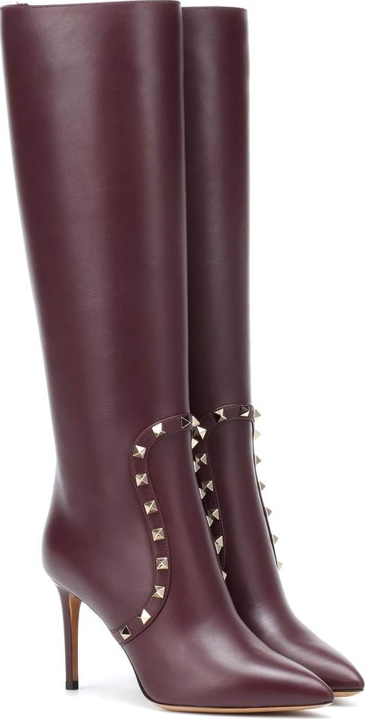 Valentino Valentino Garavani knee-high leather boots
