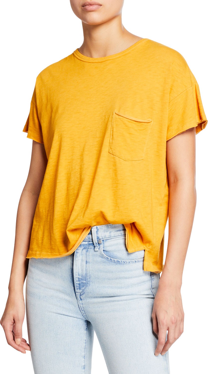 Rag & Bone Vintage Crewneck Tee with Pocket