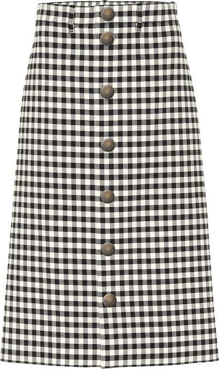 Balenciaga Checked skirt