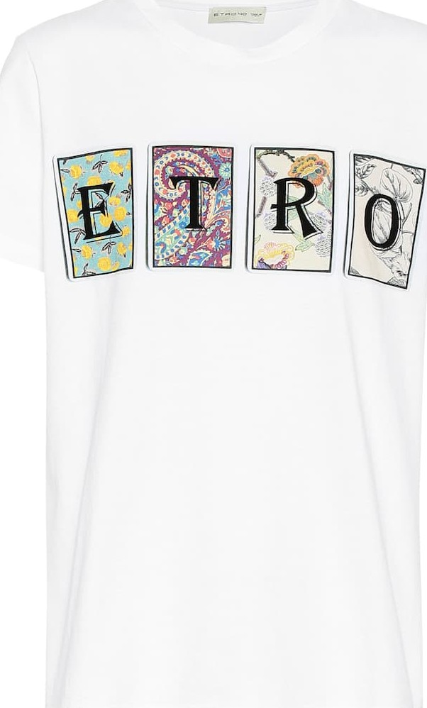 Etro Logo cotton T-shirt