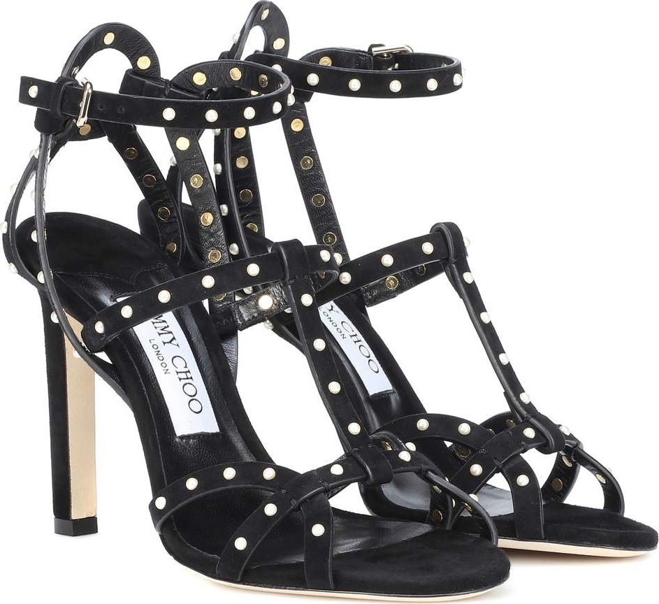 Jimmy Choo Beverly 100 suede sandals