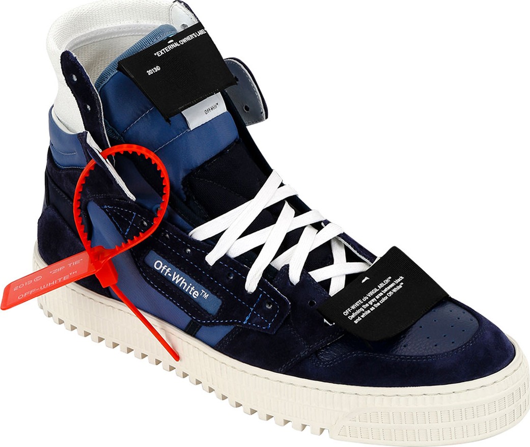 Off White Men's Off Court Low-Top Canvas Sneakers