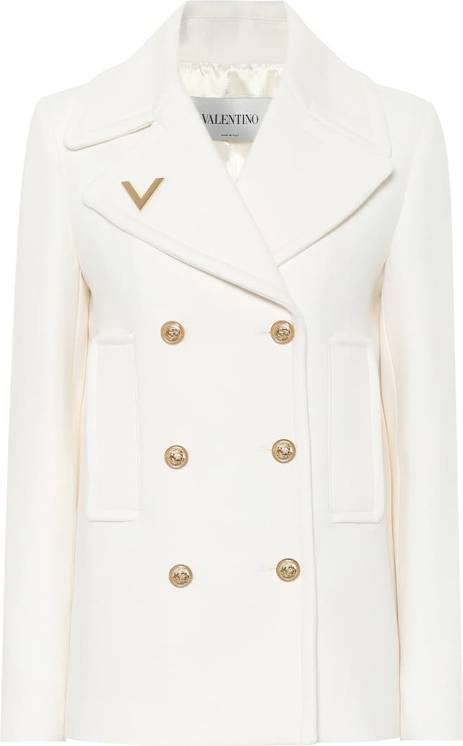 Valentino Double-breasted wool coat