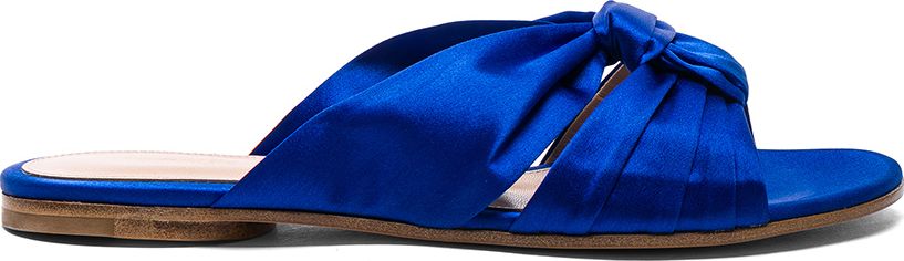 Gianvito Rossi Satin Blair Knot Sandals