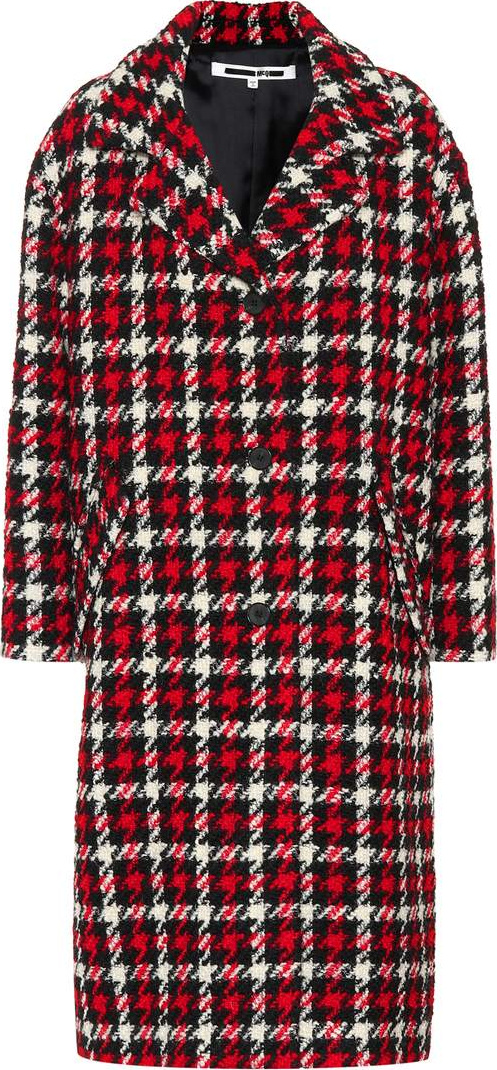 McQ - Alexander McQueen Houndstooth wool-blend coat