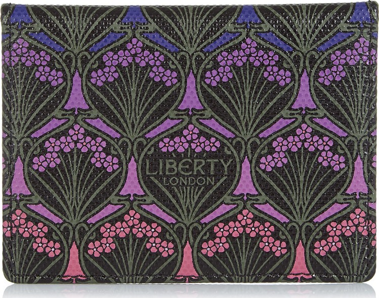 Liberty London Logo Travel Card Holder - Dusk