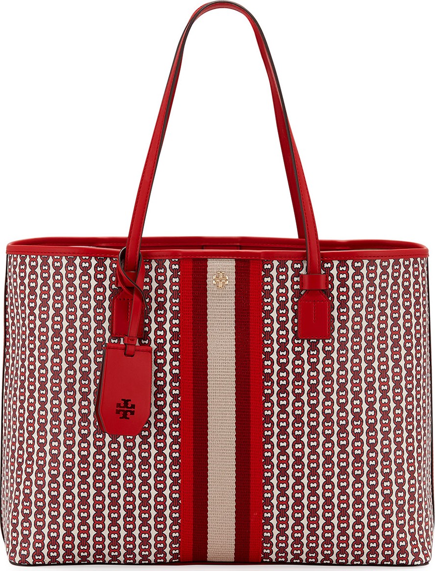 Tory Burch Gemini Coated Canvas Tote Bag