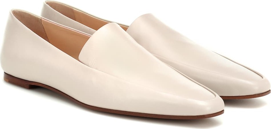 THE ROW Minimal leather loafers