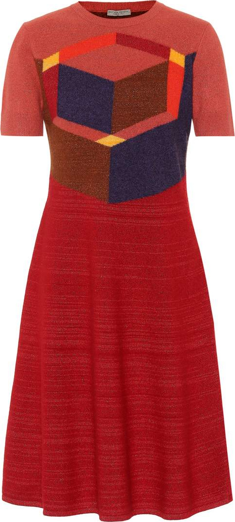 Bottega Veneta Wool-blend jacquard dress