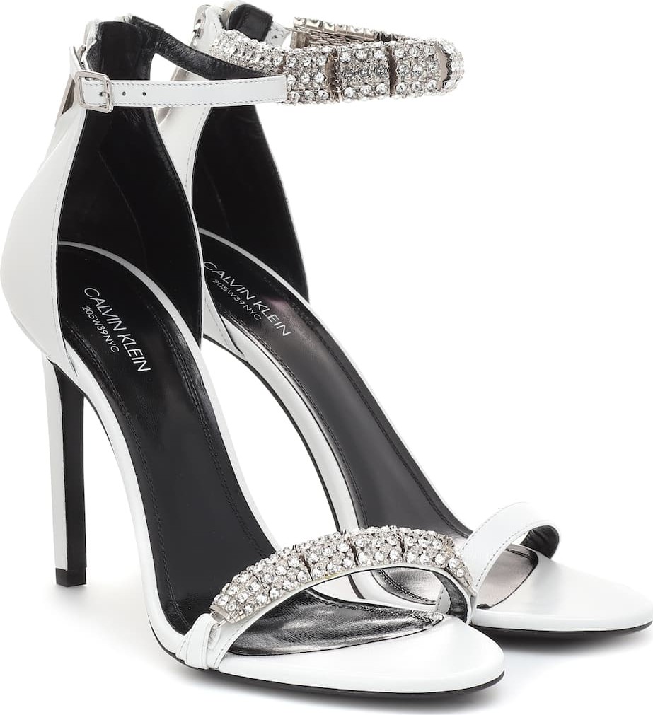 Calvin Klein 205W39NYC Camelle embellished leather sandals