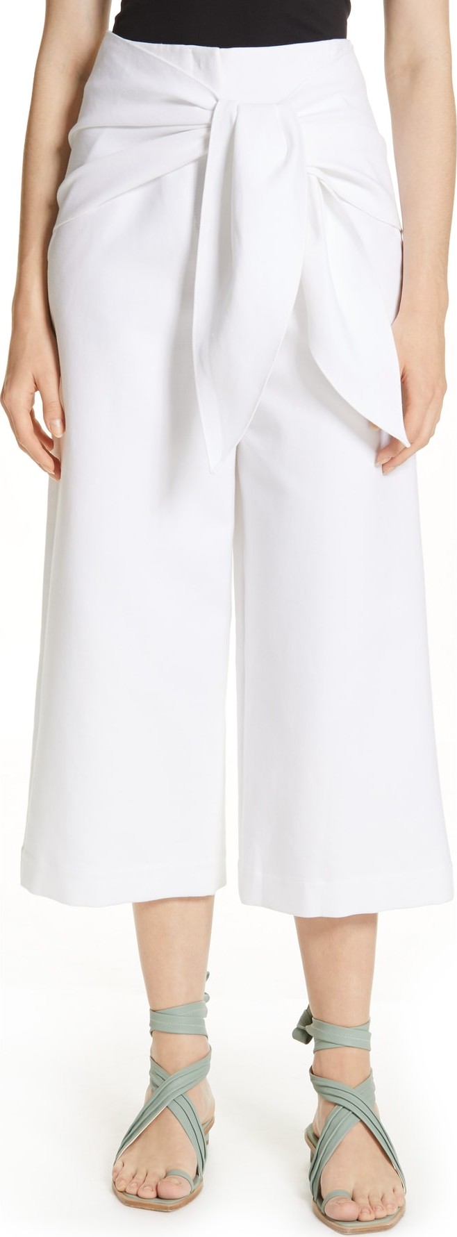 Tibi Compact Cotton Culottes