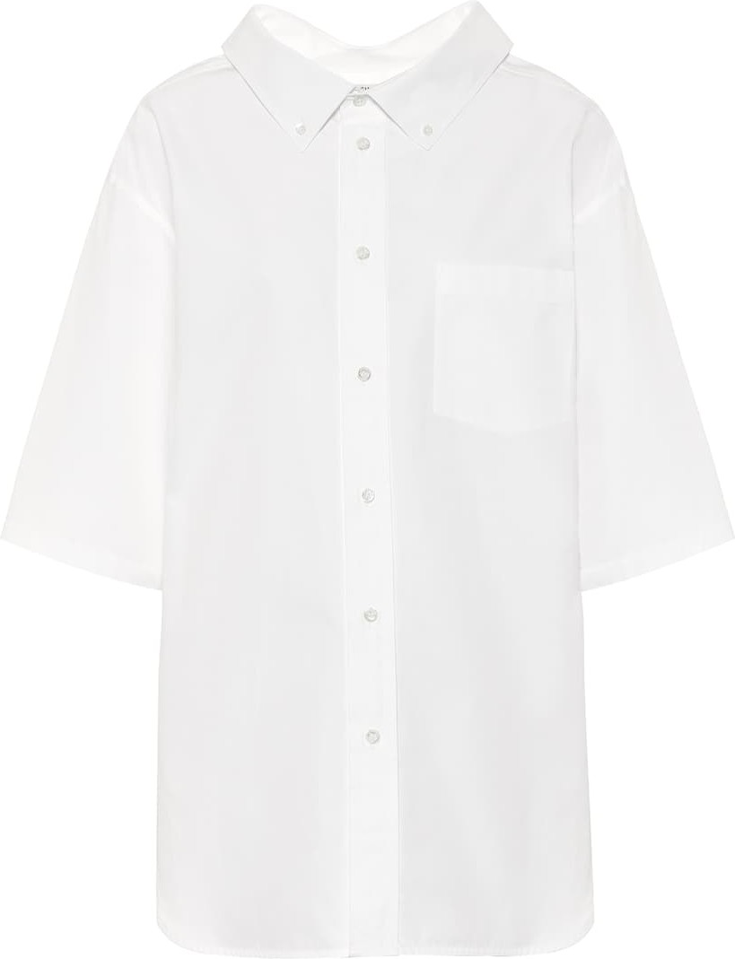 Balenciaga Oversized cotton-poplin shirt
