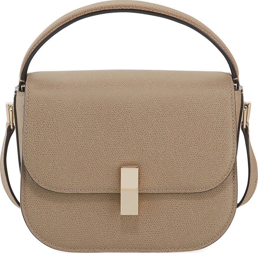 Valextra Iside Saffiano Crossbody Bag