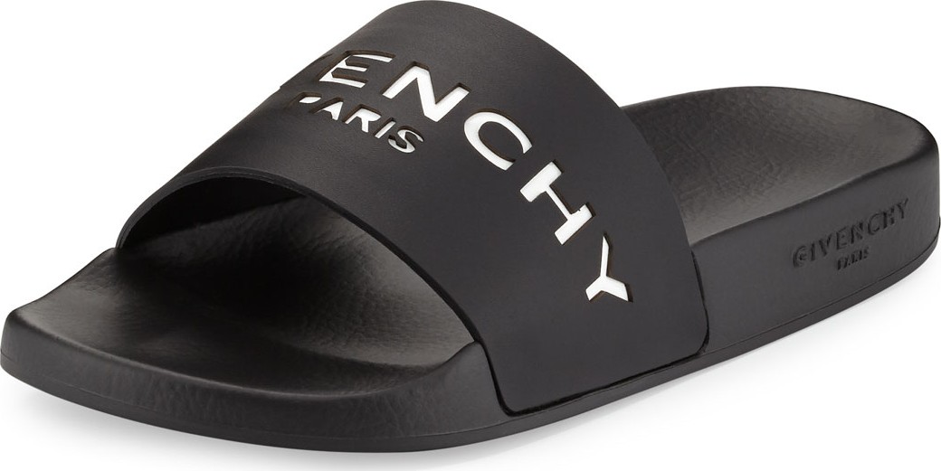 Givenchy Logo Rubber Slide Sandal