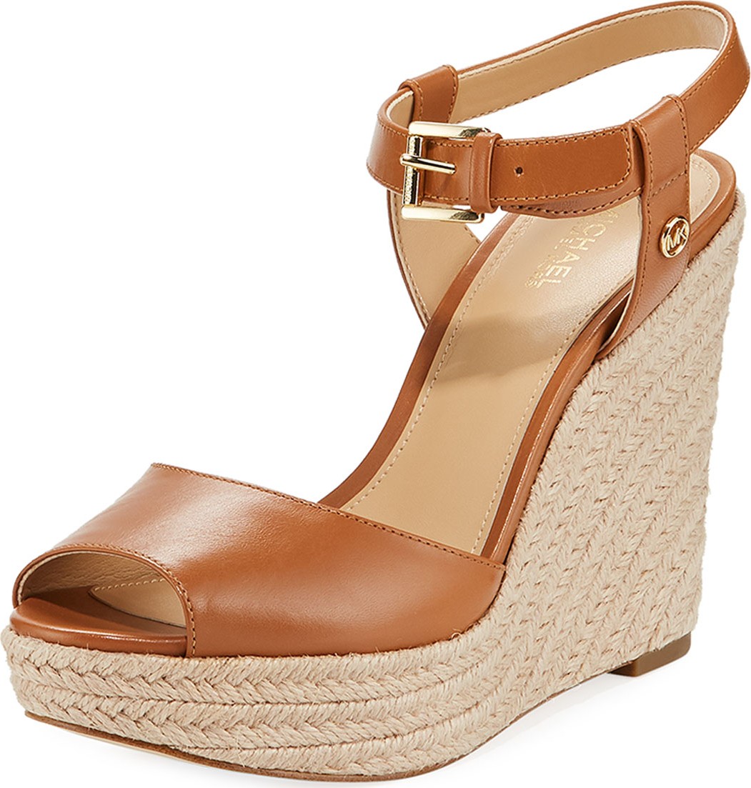 MICHAEL MICHAEL KORS Carlyn Espadrille Wedge Sandals