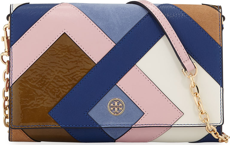 Tory Burch Robinson Pieced Chain Wallet/ Shoulder Bag