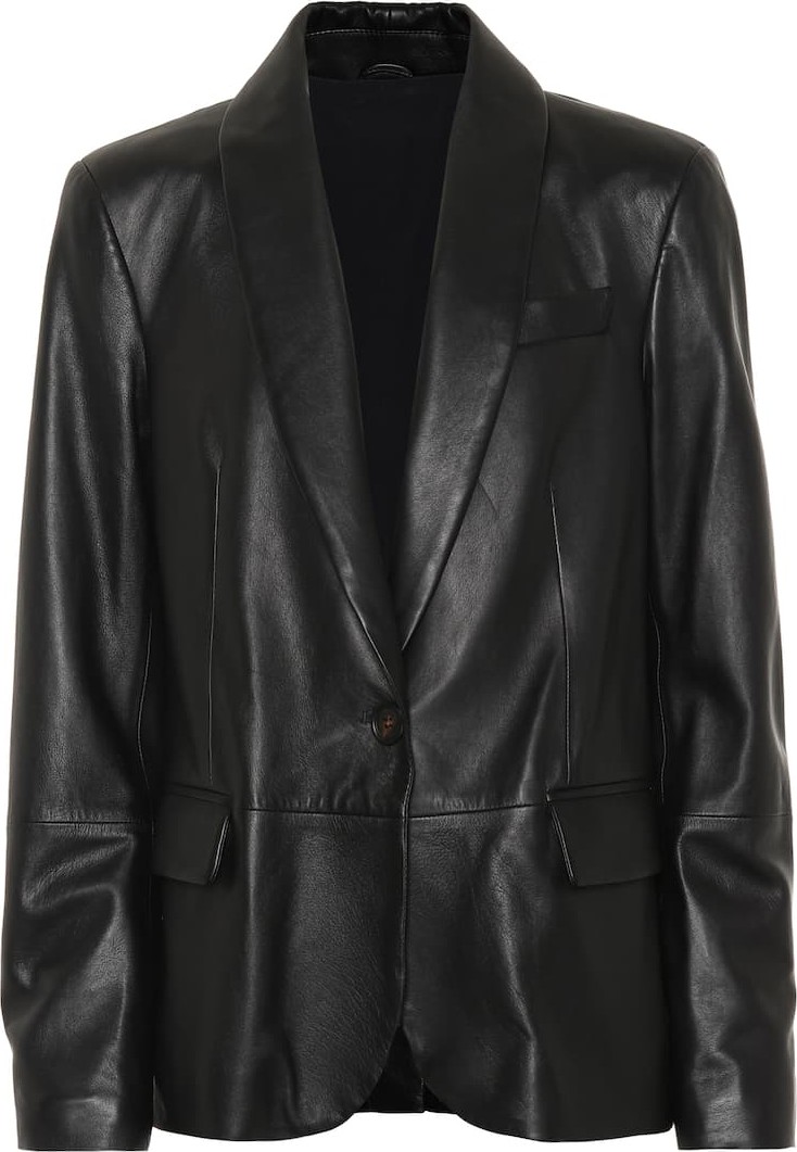 Brunello Cucinelli Leather blazer
