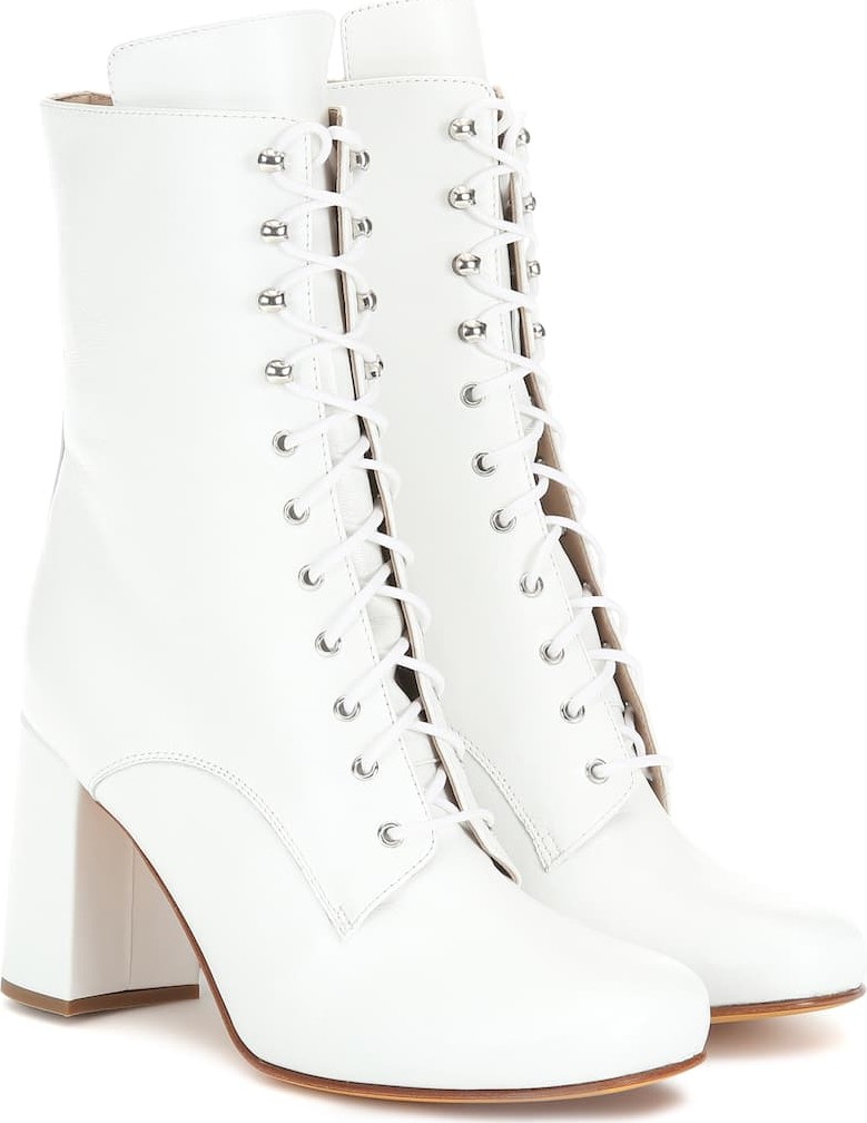 Maryam Nassir Zadeh Emmanuelle leather ankle boots