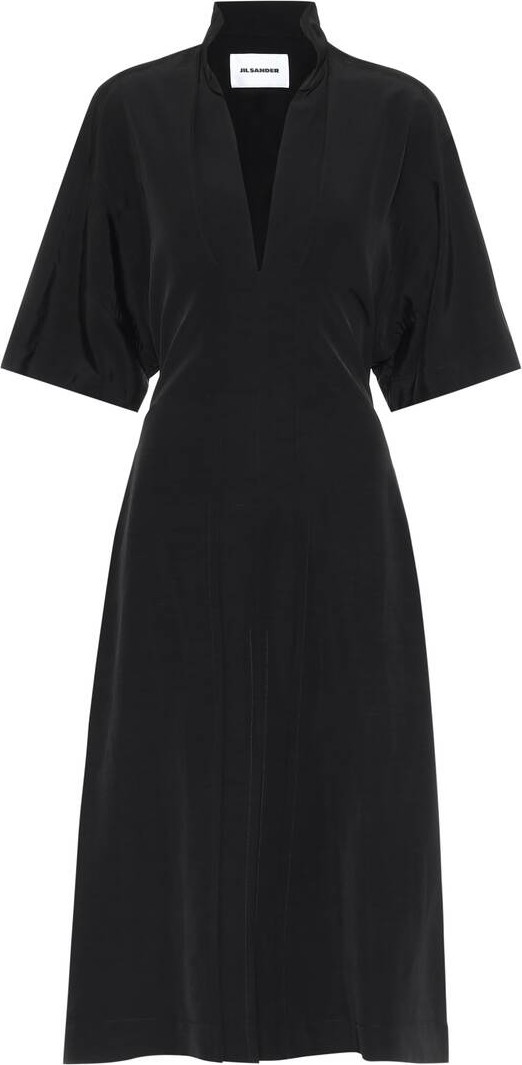 Jil Sander Linen-blend dress