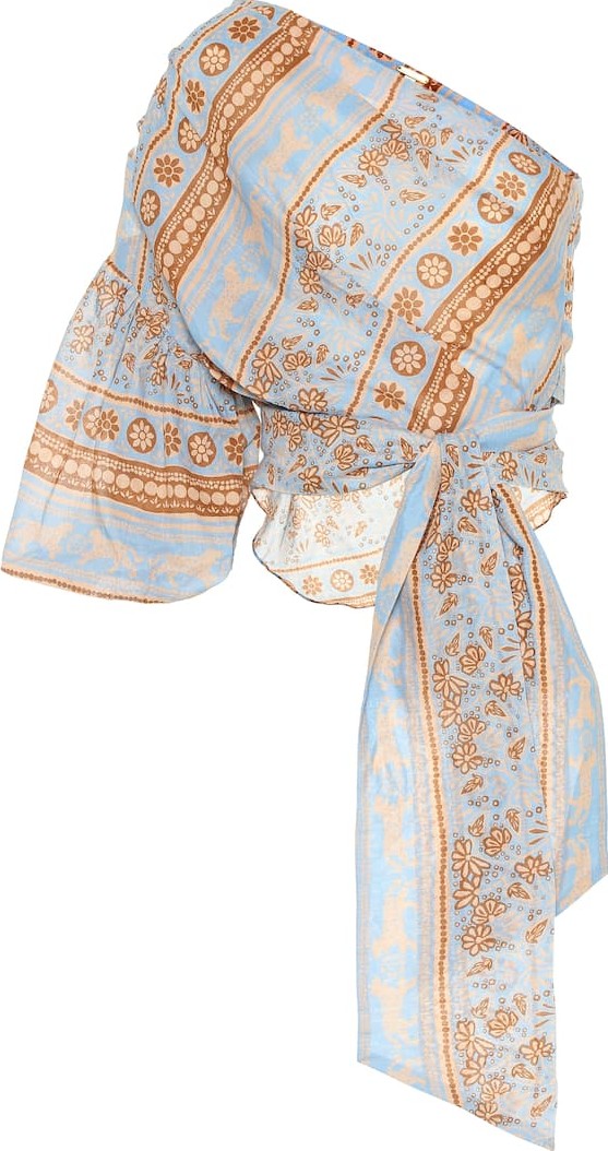 Johanna Ortiz Life In Peace printed voile blouse