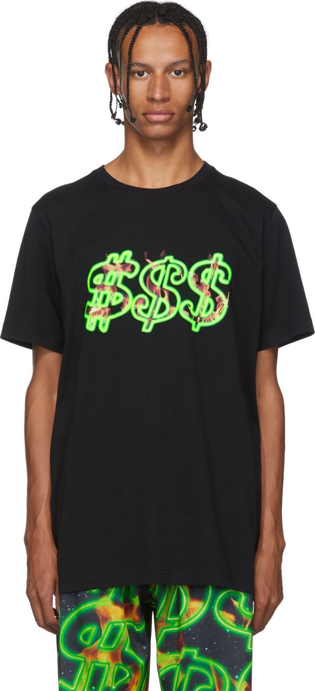 SSS World Corp Black Dollar Fire T-Shirt