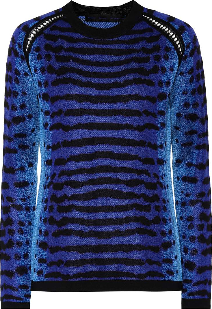 Proenza Schouler Jacquard silk sweater