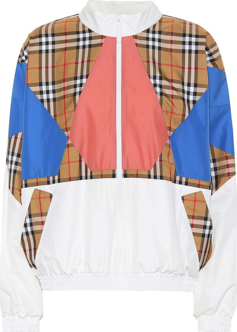 Burberry London England Vintage Check silk jacket