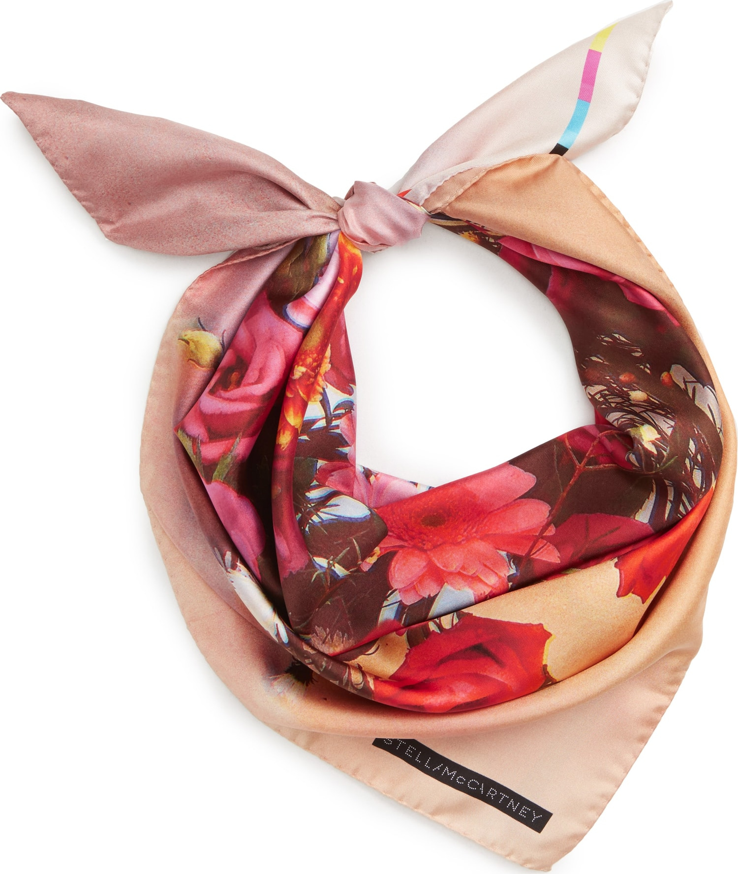 Stella McCartney Bouquet Silk Scarf
