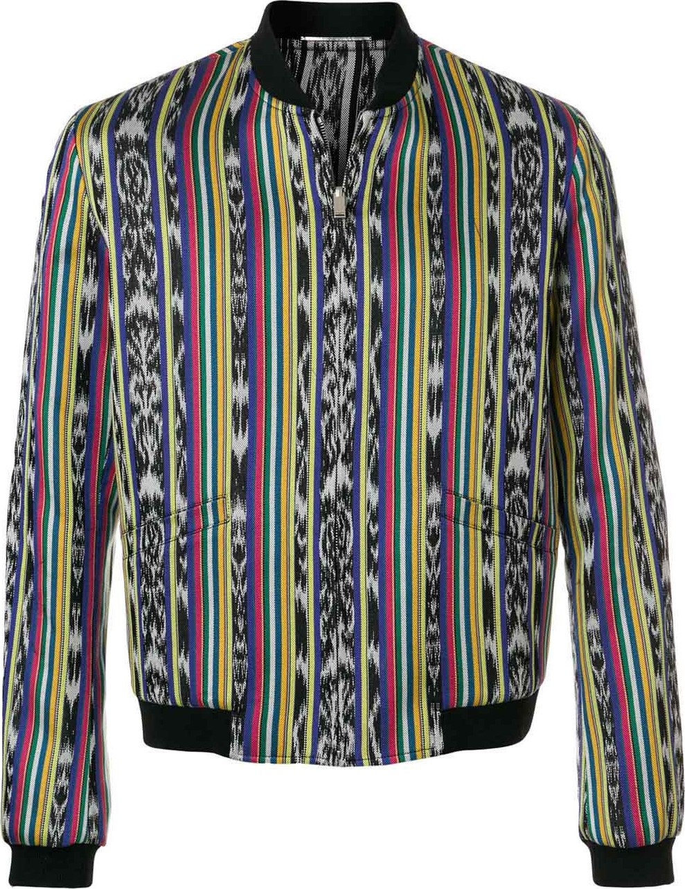 Saint Laurent patterned bomber jacket