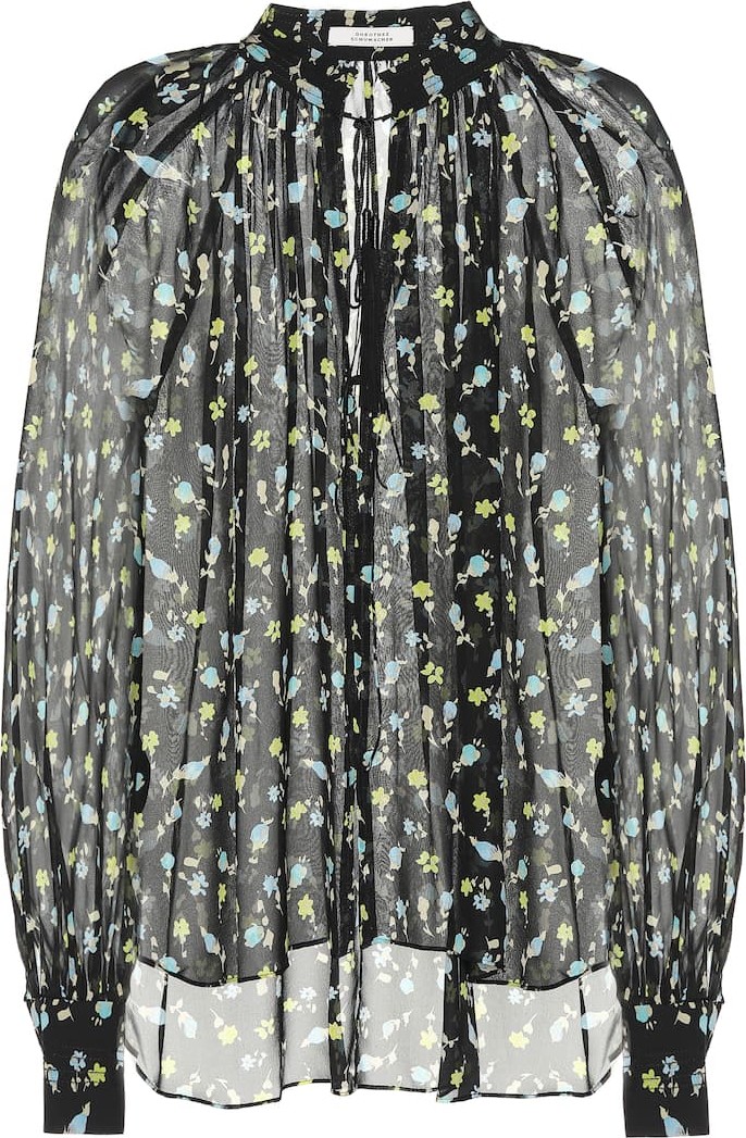 Dorothee Schumacher Nightfall Meadow silk blouse