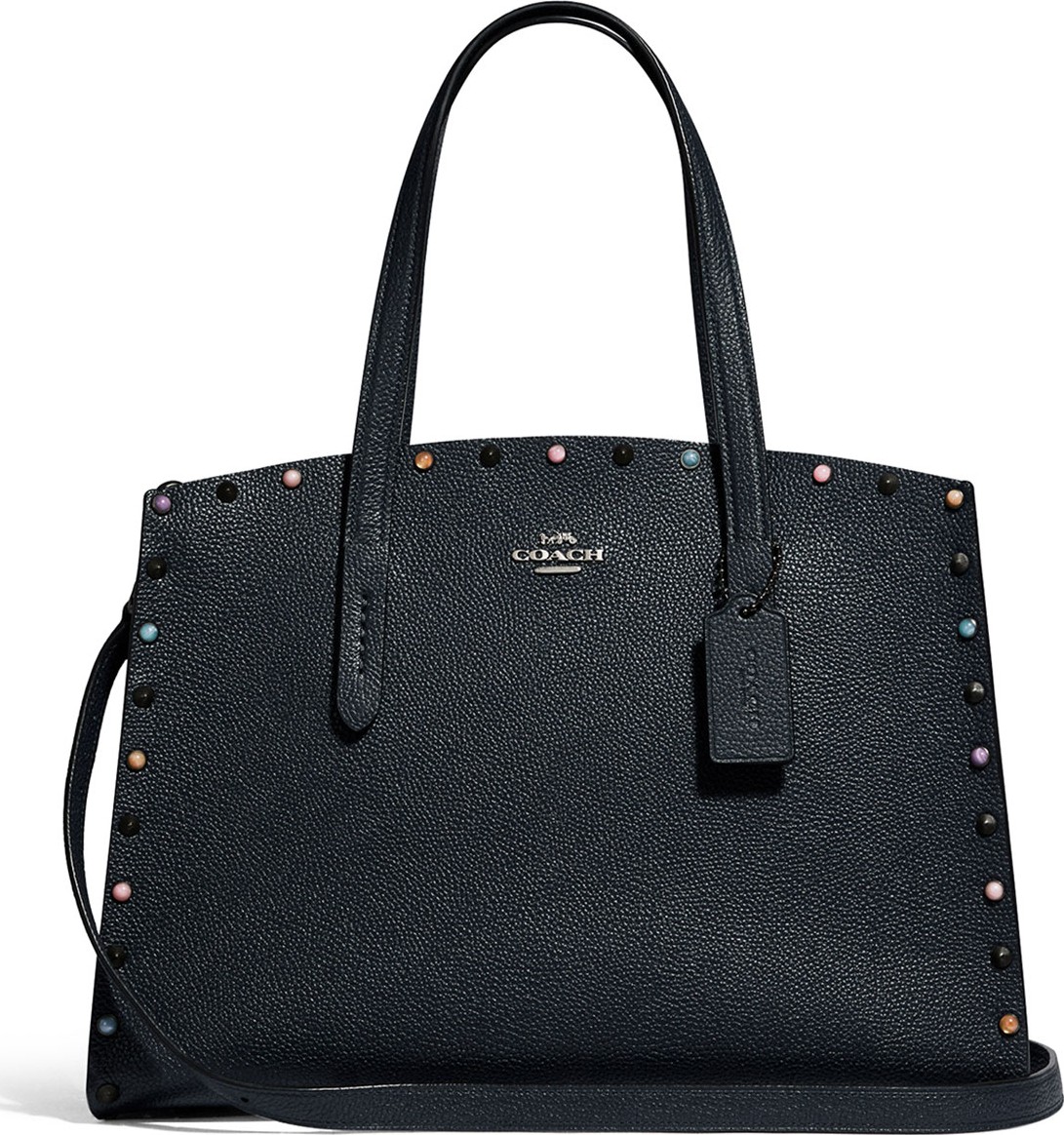COACH 1941 Charlie 40 Rivets Carryall Tote Bag