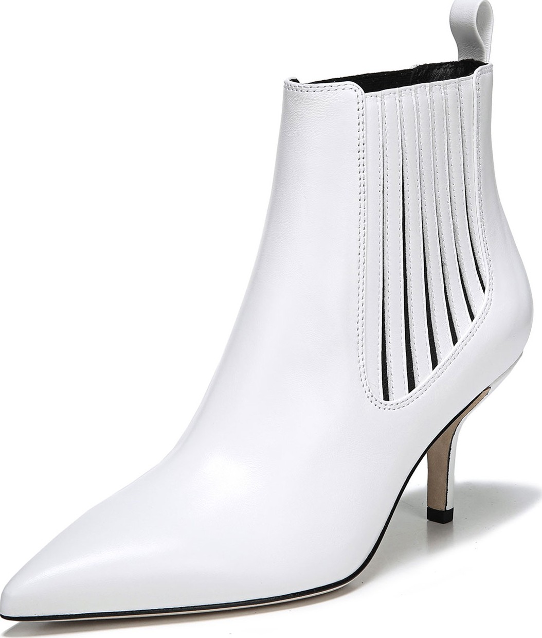 DIANE von FURSTENBERG Mollo Point-Toe Leather Ankle Boots