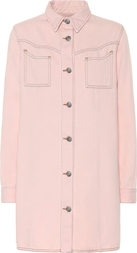 Ganni Denim shirt dress