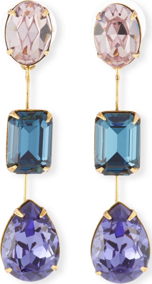 Jennifer Behr Allanah Triple Drop Earrings