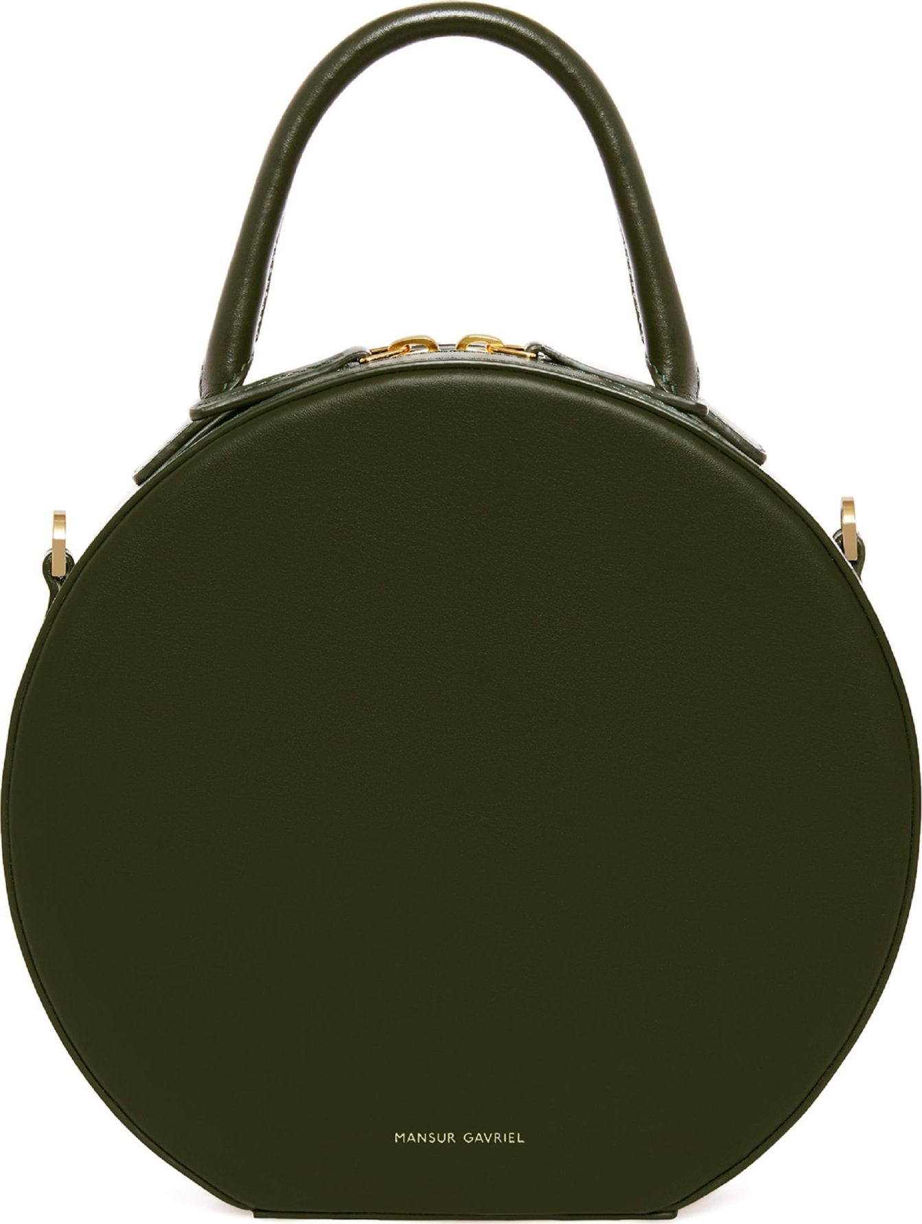 Mansur Gavriel Leather Circle Crossbody Bag