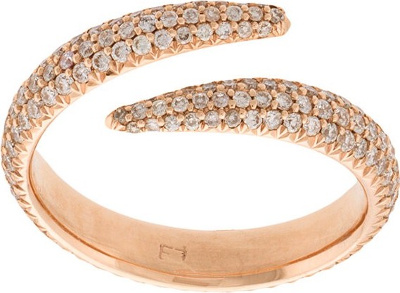 Eva Fehren diamond embellished midi ring