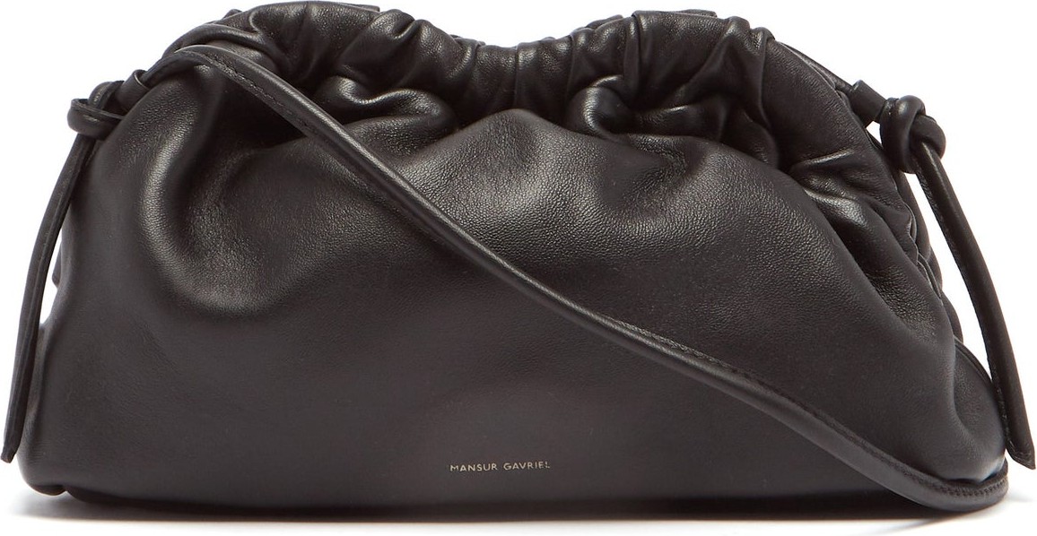 Mansur Gavriel Cloud mini leather clutch