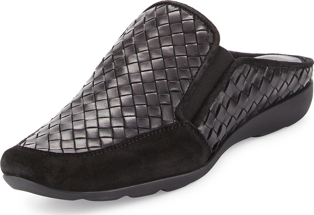 Sesto Meucci Galaxy Woven Comfort Mule, Black