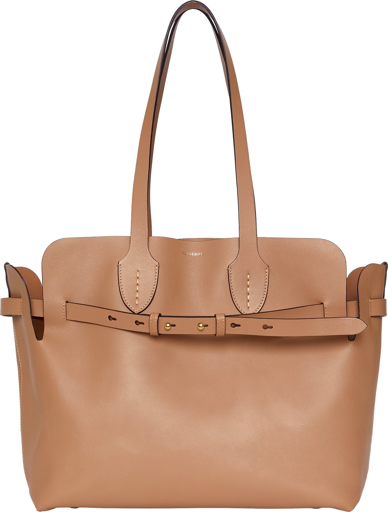 Burberry London England Medium Belt Leather Tote