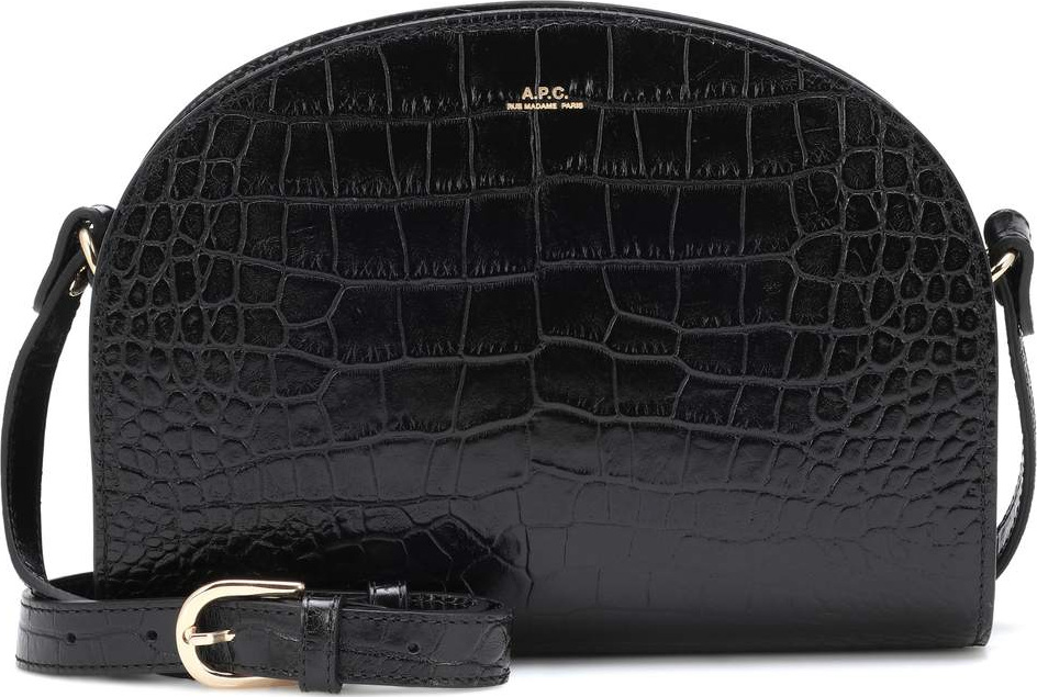 A.P.C. Demi-Lune leather shoulder bag