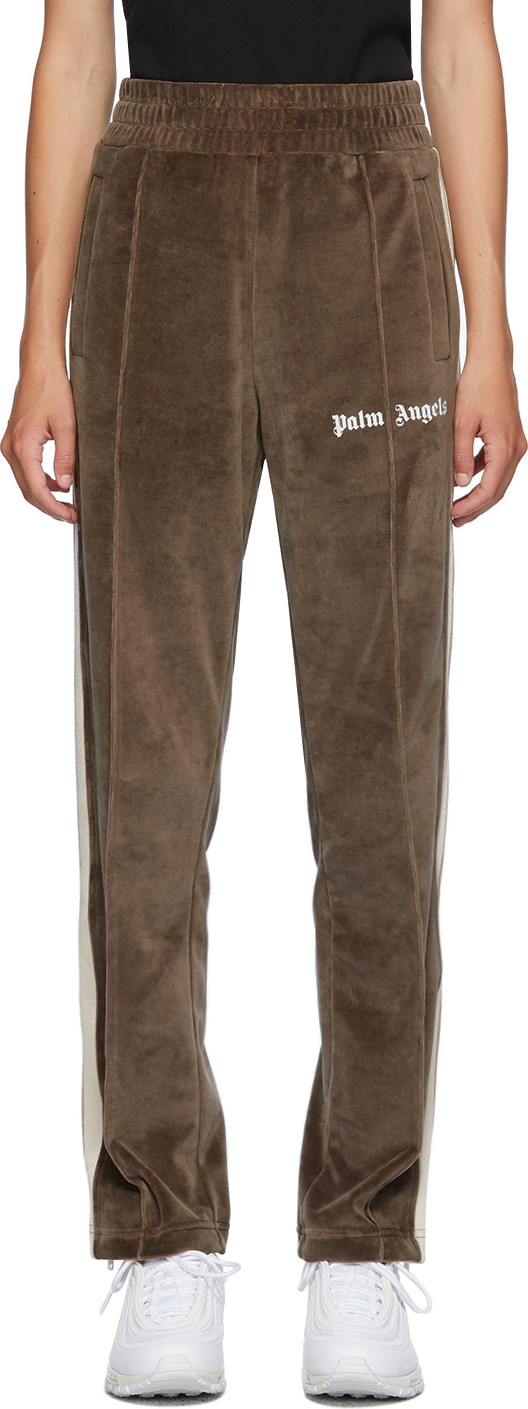 Palm Angels - Brown Chenille Track Pants